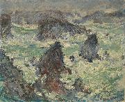 Claude Monet Tempete sur les Cotes de Belle oil painting reproduction